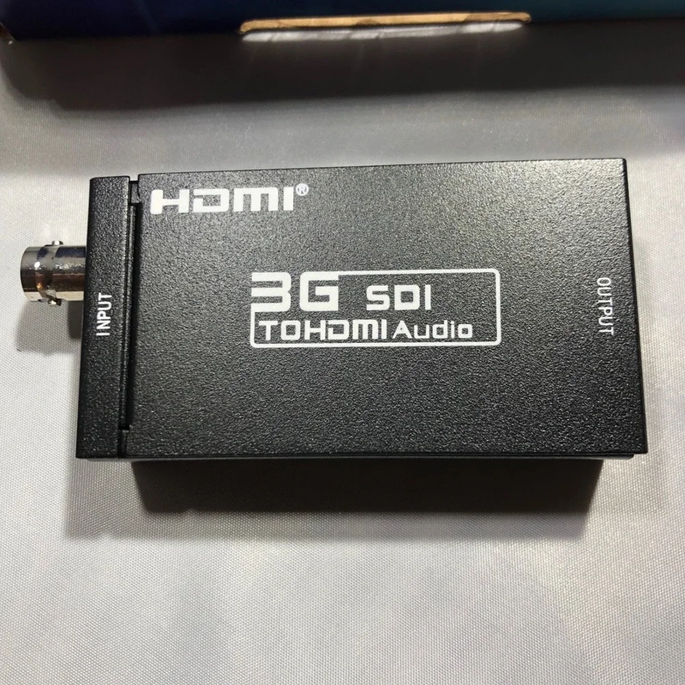3G SDI to HDMI Converter Box Upgraded BNC to HDMI Audio Adapter B0771L4VQL